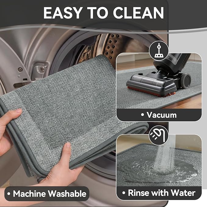 Non Slip Kitchen Mat Washable, Absorbent Kitchen Mats - Image 5