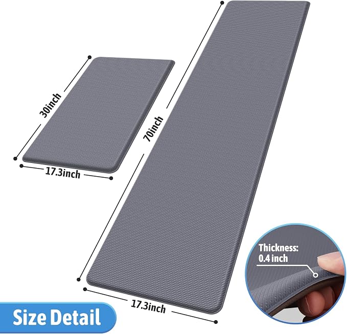 StepLively Kitchen Mat, Cushioned Kitchen Mats - Image 2