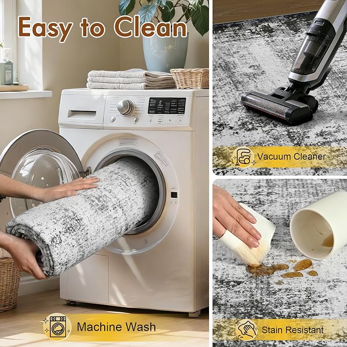 9x12 Ft Extra Large Washable Area Rugs - Image 7