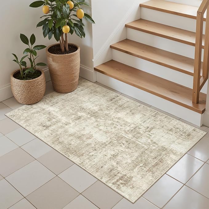 Soalmost 2x3 Washable Rugs for Kitchen, Powder Room Small Area Rug Non-Slip - Image 4
