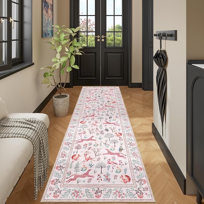 DUKINO 2x6 Rug for Hallway, Washable Kitchen Runner Rug - Image 6