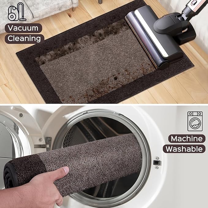 Machine Washable Kitchen Rug 24" x 96", Non Slip Kitchen Mat - Image 7