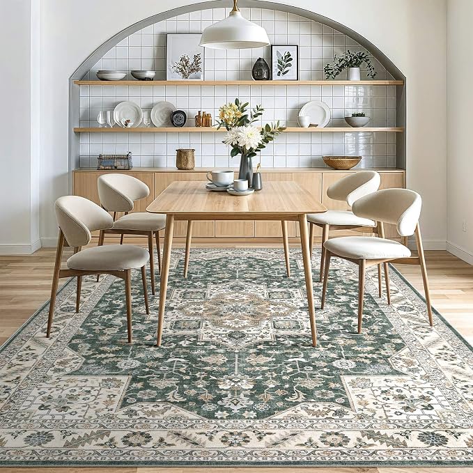 Vintage Living Room Area Rug 5x8 - Image 7