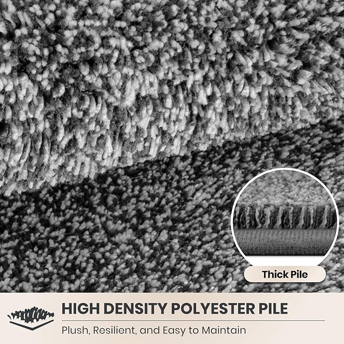PURRUGS Dirt Trapping Door Mat 36" x 36", Non-Slip Machine Washable Entryway Rug - Image 4