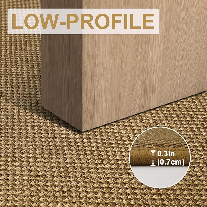 LEKEEPGO Indoor Door Mat 24"x59", Door Mat Indoor Entrance, Light Brown | - Image 7