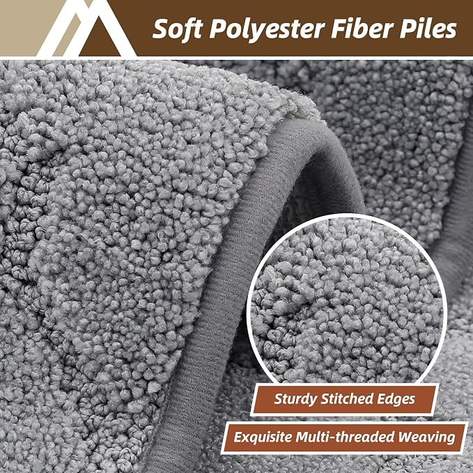 COSY HOMEER Kitchen Rugs 24"x36" Non-Slip Washable Kitchen Mats - Image 4