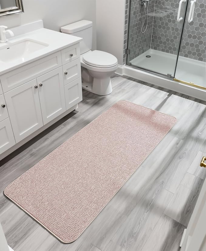 Bosap Bath Mat, Ultra Thin Bathroom Runner Rugs, Large Bath Mats - Image 7