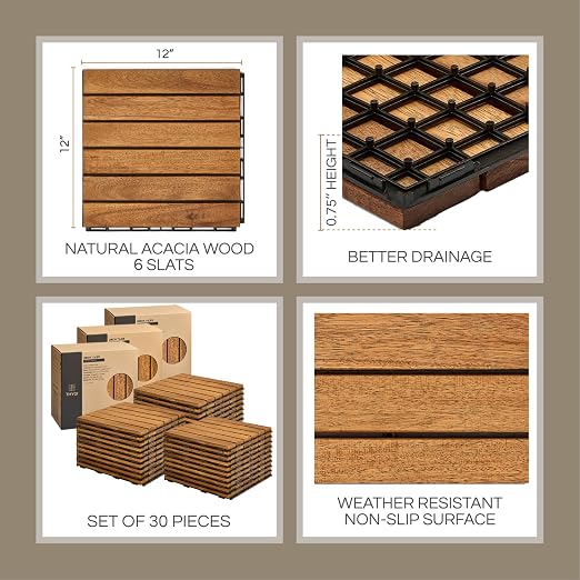 Premium Group Deck Tiles, Patio Flooring - Image 3