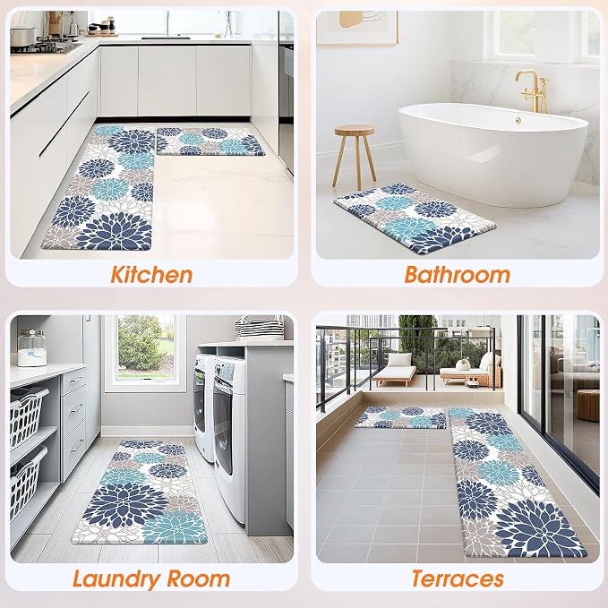 StepLively Kitchen Mats for Floor, 0.47" Anti Fatigue Mats for Kitchen Floor - Image 7