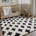 PureCozy Black and White Rug 4x6 by PureCozy