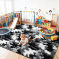 AROGAN Soft Fuzzy Kids Rugs for Girls Room Playroom 4x6 Feet, Fluffy Cute by AROGANAREARUG