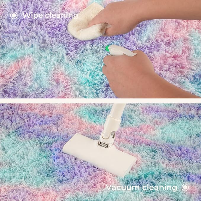 Litanika 9x12 Fluffy Shag Faux Fur Area Rug - Image 7