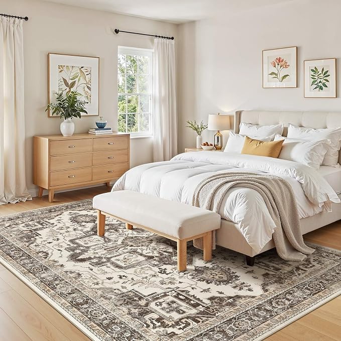Washable 9x12 Area Rug for Living Room - Image 7