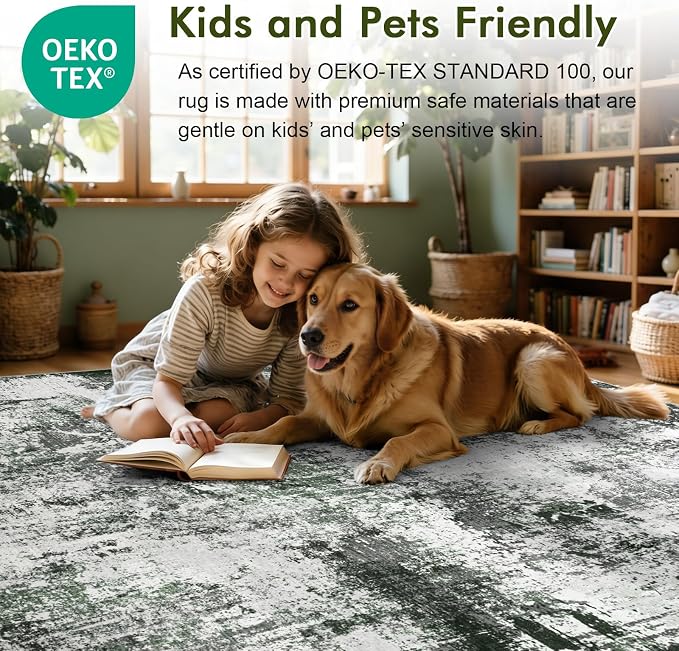 9x12 Ft Extra Large Washable Area Rugs - Image 5