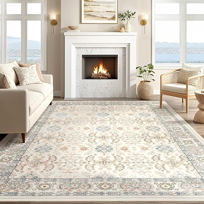 Vintage Living Room Area Rug 10x14 - Image 5