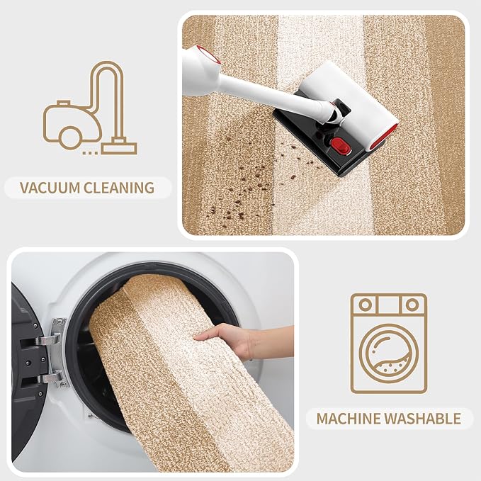 Kitinjoy Indoor Outdoor Door Mat, 71x24 Non-Slip Absorbent Dirt Trapper - Image 5