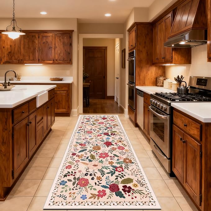 Washable 2' x 6' Runners for Hallways, Non Slip Long Floor Runner for Kitchen - Image 4