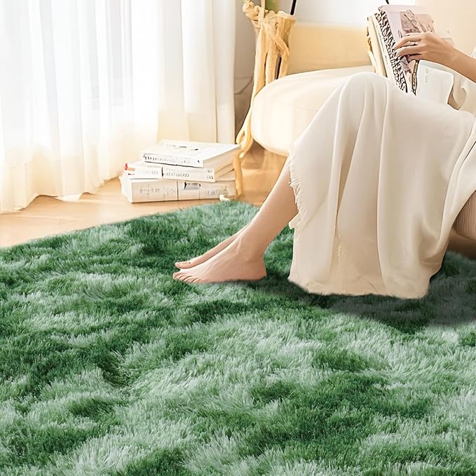 8x10 Area Rugs for Living Room, Ultra Soft Fluffy Large Shaggy Rug Carpet for - Image 6