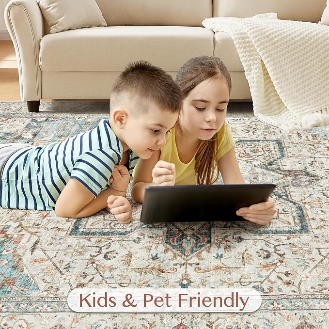 Tortania Area Rug 2x8 Runner Rugs - Image 8