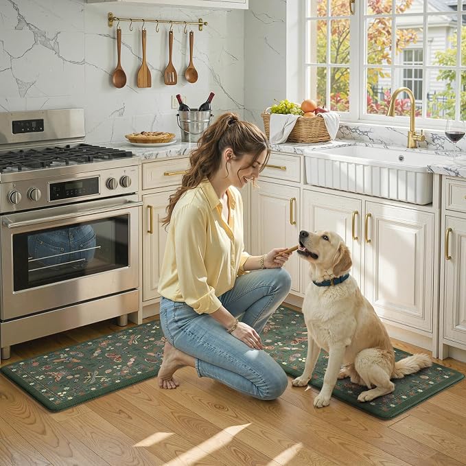 LEEVAN Anti Fatigue Mats for Kitchen Floor Non-Slip, Cushioned Kitchen Mats for - Image 7