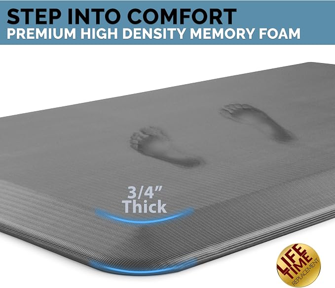 ComfiLife Anti Fatigue Floor Mat – 3/4 Inch Thick Kitchen Mats - Image 2