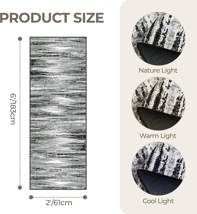 Washable Runner Rugs for Bedroom - Image 2