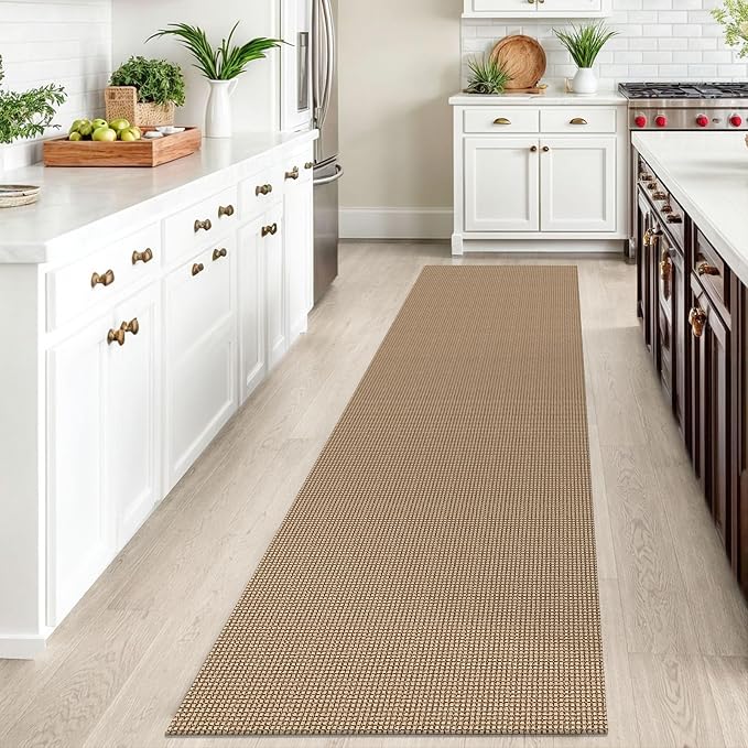 IOHOUZE Washable Runner Rug 2.6x10 Non Slip Rubber Backed Long Hallway Runner - Image 7