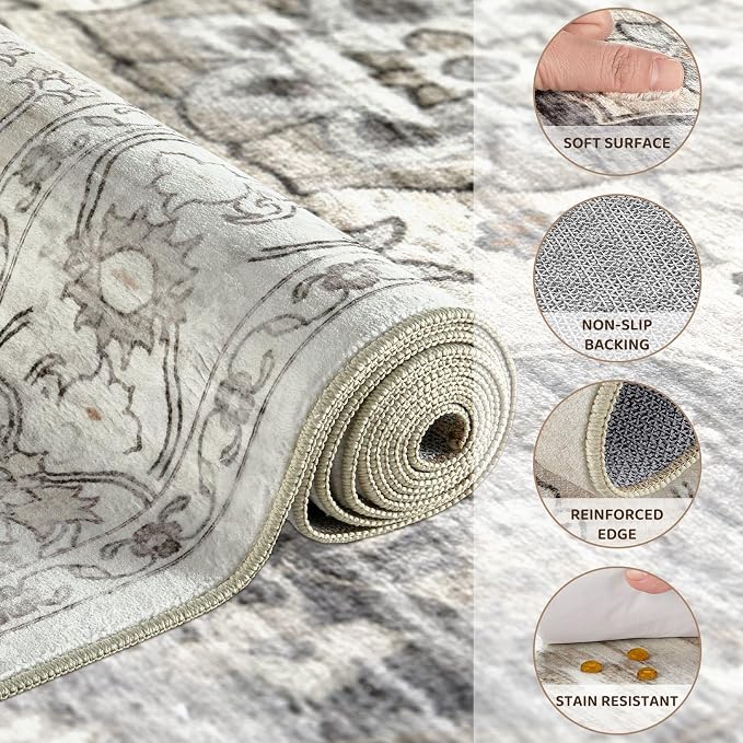 10x12 Washable Area Rug - Image 3
