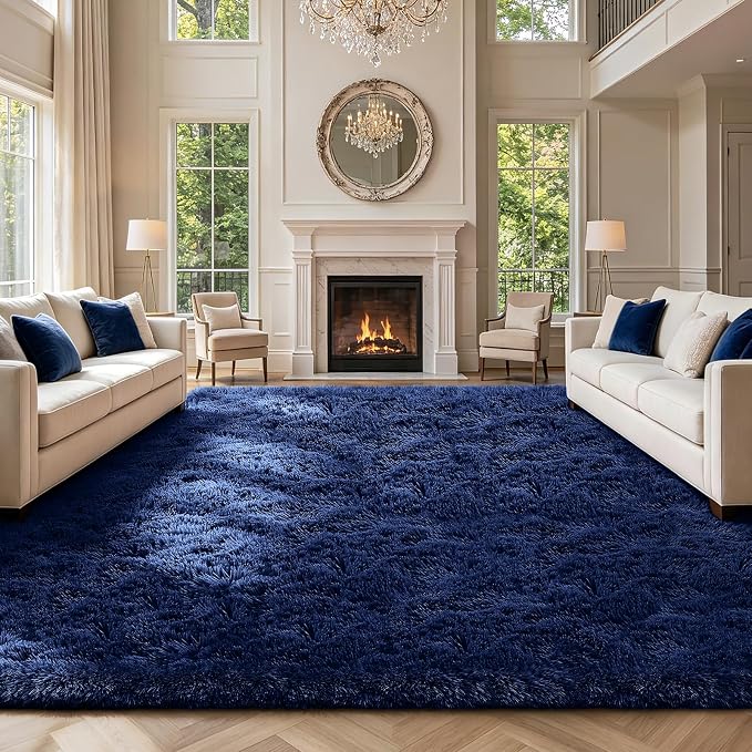 Shag Area Rugs for Bedroom Living Room, 6X9 Ultra Soft Fluffy Area Rugs for Dorm - Image 7