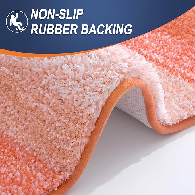 OLANLY Large Bathroom Rugs Mat 50x30, Extra Soft Absorbent Microfiber Bath Rugs - Image 5