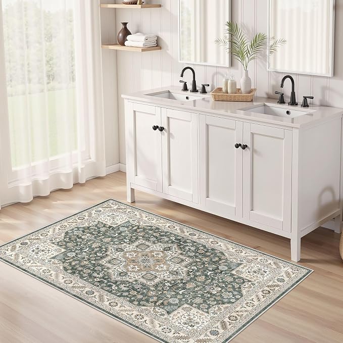 cotiled Vintage Living Room Area Rug 3x5 - Image 3