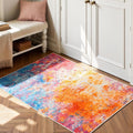 Rugflix 3x5 Entrance Rugs, Entry Rug Washable Non-Slip Stain-Resistant Low Pile by RugflixAreaRugs