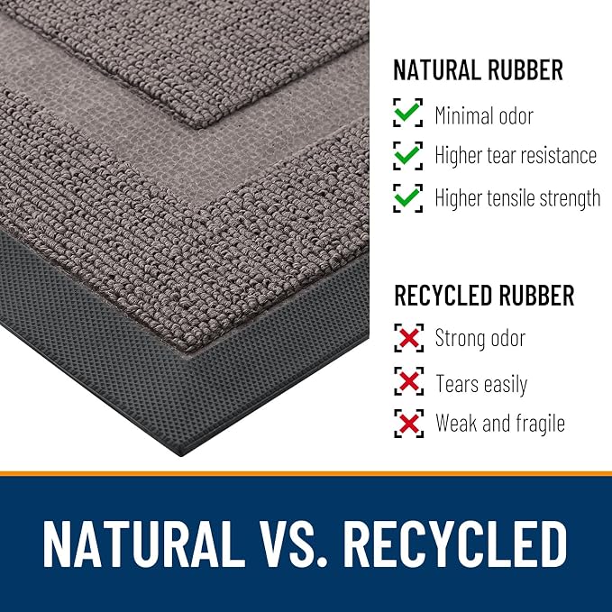 OLANLY Front Door Mat Indoor Outdoor Entrance, Waterproof All-Season, - Image 4