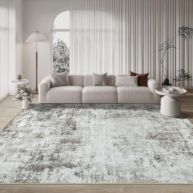 10x14 Area Rugs Large Living Room Rug Washable: Modern Abstract Rug Indoor - Image 8