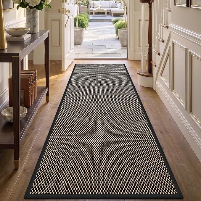 DEX Hallway Runner Rug 2'4''x8, Non Slip Rubber Backing Inside Entryway Carpet - Image 7