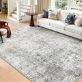 RELEANY Washable Area Rugs 6'x8' Non-Slip Modern Abstract Soft by RELEANY