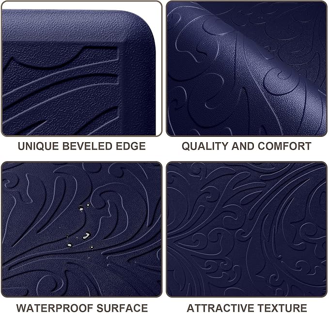 KMAT Kitchen Mat Cushioned Anti-Fatigue Floor Mat Waterproof Non-Slip Standing - Image 5