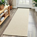 Faux Jute Hallway Runner Rug 2'x10', Washable & Non-Slip, No Odor. Farmhouse by Unknown