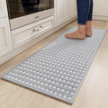 YDKGL Kitchen Rugs Non Slip Washable, Rubber Backing Soft Chenille Braided by YDKGL