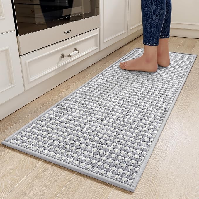 YDKGL Kitchen Runner Rugs Non Slip Washable, Super Absorbent Soft Chenille by YDKGL