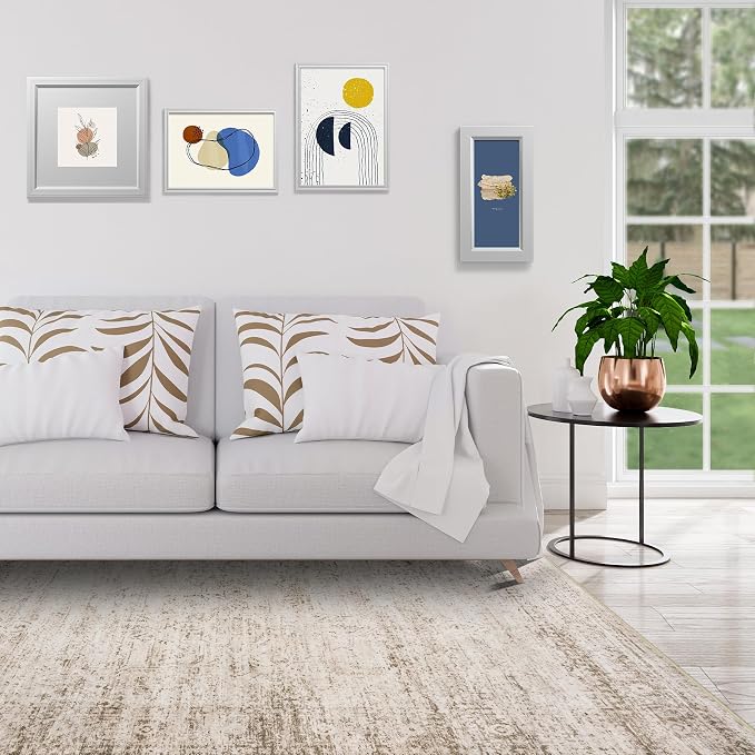9x12 Area Rugs for Living Room Rug Washable: Modern Large Rug for Dining Room - Image 3