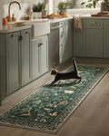 Washable Kitchen Rug Runners for Hallways: 2'6"x8' Bedroom Runner Rugs Non Slip by palohom