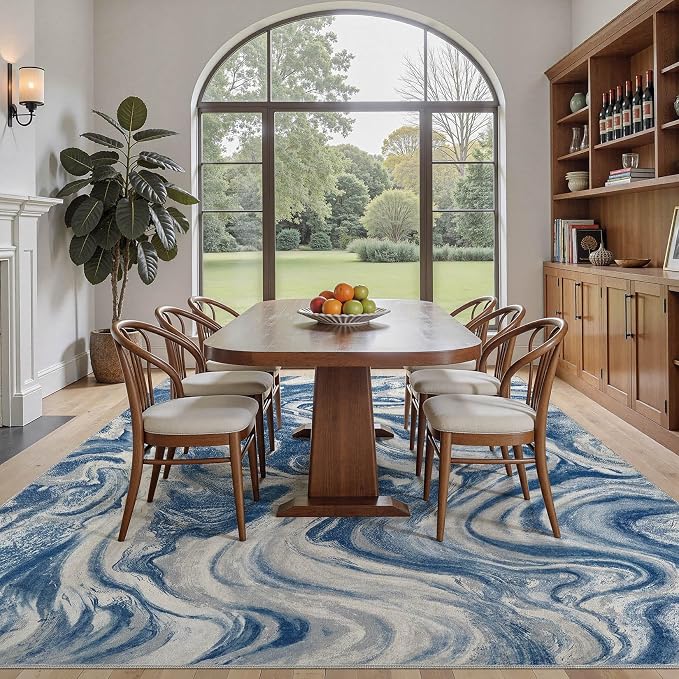 DMOYEST Living Room Area Rugs-6x9 Abstract Large Soft Indoor Washable Rug - Image 5