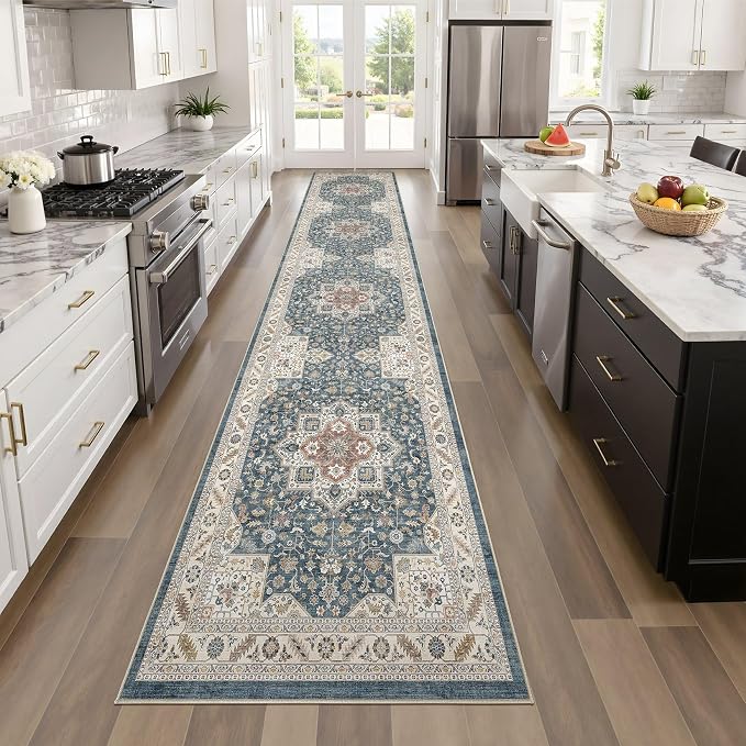 Vintage Hallway Runner Rug 2x6: Large Soft Washable Entryway - Image 6