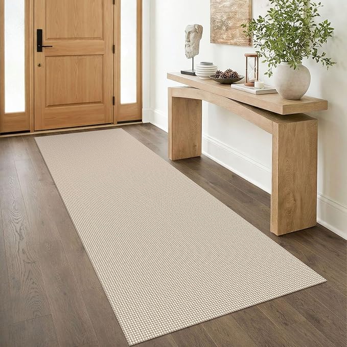 IOHOUZE Washable Runner Rug 3x8 Non Slip Rubber Backed Wide Hallway Runner by iOhouze