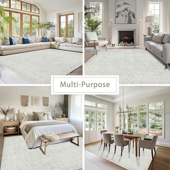 Srugn Washable Rugs 8x10 Area Rugs - Image 5