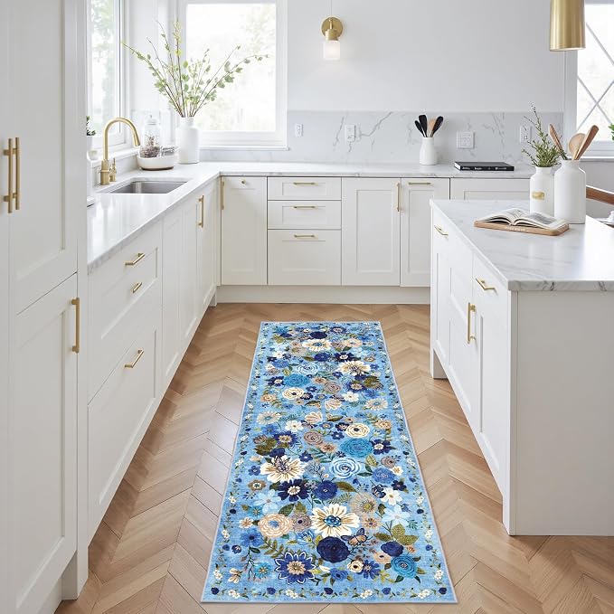 Rug for Hallways Kitchen Rug 2x6, Non Slip Washable Rugs - Image 3