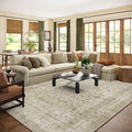 Machine Washable Rugs for Living Room: 9x12 Area Rugs for Bedroom Boho Vintage by palohom