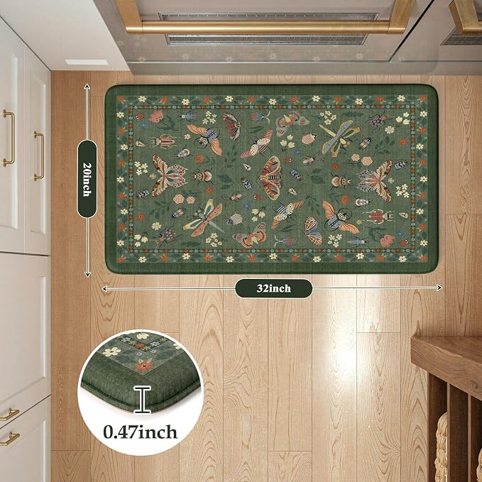 LEEVAN Anti Fatigue Mats for Kitchen Floor Non-Slip, Cushioned Kitchen Mats for - Image 2