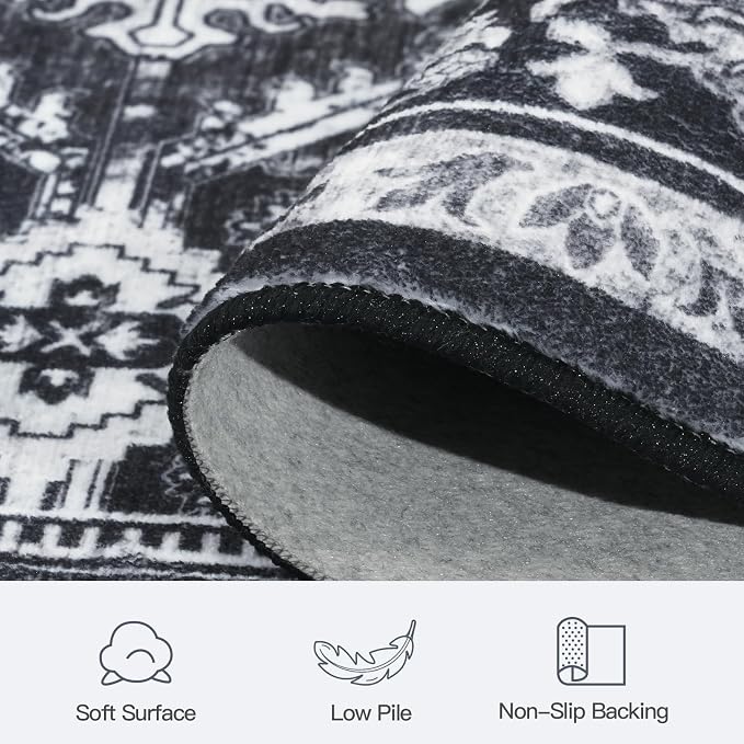 Lofus 9x12 Area Rug for Living Room, Soft Boho Carpets for Bedroom Dining Room - Image 7